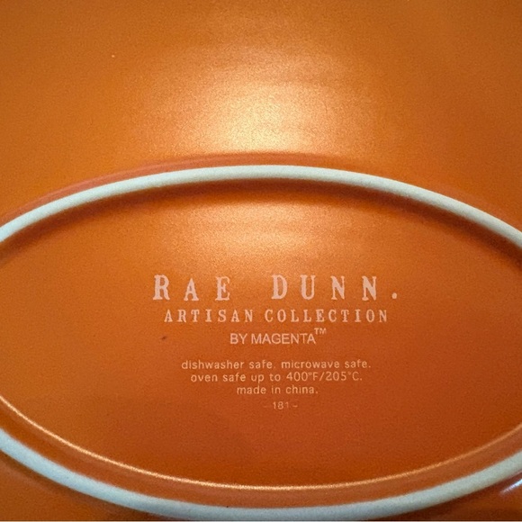 Rae Dunn Orange SWEET POTATO Dish - Picture 2 of 3